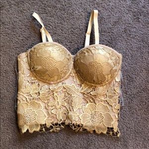 Gold Corset Top